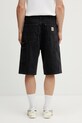 Odzież Carhartt WIP OG Double Knee Short szorty bawełniane męskie I036590.8906 czarny