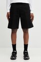 Carhartt WIP Double Knee Short szorty bawełniane męskie czarny I034793.8902