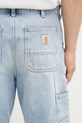 Carhartt WIP Double Knee Short szorty bawełniane męskie niebieski I034867.01WU