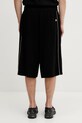 Odzież Wales Bonner Prince szorty męskie MS26JE04.JE04.999 czarny