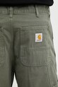 Carhartt WIP Double Knee Short szorty bawełniane męskie zielony I036483.114O