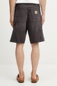 Odzież Carhartt WIP Double Knee Short szorty bawełniane męskie I036483.3IS4O brązowy