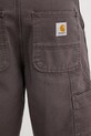 Carhartt WIP Single Knee Short szorty bawełniane męskie I034797.3IS4O brązowy