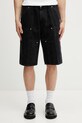 Carhartt WIP OG Double Knee Short szorty bawełniane męskie czarny I036590.3R260