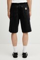 Odzież Carhartt WIP OG Double Knee Short szorty bawełniane męskie I036590.3R260 czarny