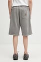 Clothing Carhartt WIP Nelson Sweat Short cotton Men's I030130.2LRGD gray