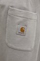 Carhartt WIP Nelson Sweat Short cotton Men's gray I030130.2LRGD