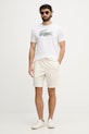 Lacoste pantaloni scurți pentru bărbați, cu bumbac GH1977 bej SS26