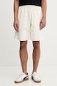 Baron Filou teplákové šortky pánske bavlnené béžová 000015074