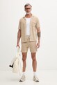 Fila шорты для мужчин из хлопка EMPOLI FAM1180 бежевый SS26