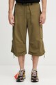 Needles szorty cargo bawełniane męskie zielony SX159