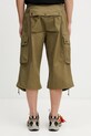Odzież Needles szorty cargo bawełniane męskie SX159 zielony