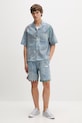 Ruházat Barrow pamut rövidnadrág S6BWUABE056 kék