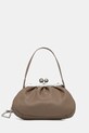 Weekend Max Mara torebka skórzana CUBICO skóra licowa brązowy 2615511174600