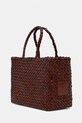 Weekend Max Mara torebka shopper damska skórzana AORLI 2615511065600 brązowy SS26