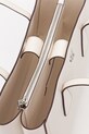 Calvin Klein kabelka typu shopper dámska z imitácie kože LV04F3442G biela