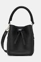 Δερμάτινη τσάντα BOSS Lenah SM Bucket λείο δέρμα μαύρο 50557980