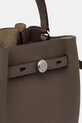 Tory Burch torebka skórzana Romy Bucket brązowy 166982.250