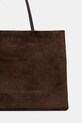 Akcesoria Tory Burch torebka zamszowa Ella Suede 170980.200 brązowy