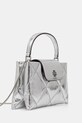 Tory Burch torebka skórzana Kira Diamond 174998.040 srebrny SS26