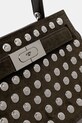 Tory Burch torebka zamszowa Lee Radziwill zielony 175017.301