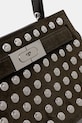 Tory Burch torebka zamszowa Lee Radziwill zielony 175017.301