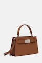 Δερμάτινη τσάντα Tory Burch Lee Radziwill 175603.200 καφέ SS26