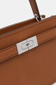 Tory Burch torebka skórzana Lee Radziwill brązowy 175603.200