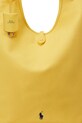 Polo Ralph Lauren torebka skórzana 428P07166 żółty