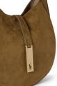 Semišová kabelka Polo Ralph Lauren 428944015 hnědá