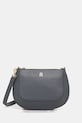 Tommy Hilfiger torebka skórzana nie mieści A4 szary AW0AW18143