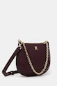 Tommy Hilfiger torebka skórzana AW0AW18143 bordowy SS26
