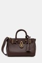 Tommy Hilfiger torebka skórzana skóra licowa brązowy AW0AW18167