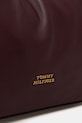 Akcesoria Tommy Hilfiger torebka skórzana AW0AW18307 bordowy
