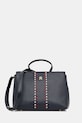 Tommy Hilfiger torebka aplikacja granatowy AW0AW18155
