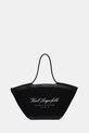 Torbica Karl Lagerfeld K/HOTEL Potisk črna B1W46069