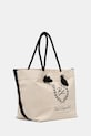 Βαμβακερή τσάντα Karl Lagerfeld K/HOTEL B1W46065 μπεζ SS26