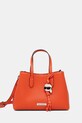Karl Lagerfeld torebka IKON nie mieści A4 pomarańczowy B1W30003