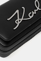 Δερμάτινη τσάντα Karl Lagerfeld K/SIGNATURE μαύρο B1W30046