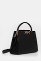 Karl Lagerfeld torebka skórzana K/SIGNATURE B1W30058 czarny SS26