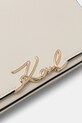 Akcesoria Karl Lagerfeld torebka skórzana K/SIGNATURE B1W32037 biały