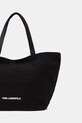 Αξεσουάρ Βαμβακερή τσάντα Karl Lagerfeld IKON B1W50052 μαύρο