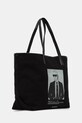 Karl Lagerfeld geantă de bumbac K/ESSENTIAL B1W50059 negru SS26