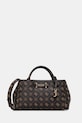 Τσάντα Guess CARRIE απομίμηση λείου δέρματος καφέ HWGP98.98060