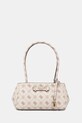 Τσάντα Guess CARRIE απομίμηση λείου δέρματος μπεζ HWGP98.98080