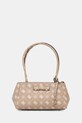 Τσάντα Guess CARRIE απομίμηση λείου δέρματος μπεζ HWGP98.98080