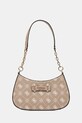 Τσάντα Guess CARRIE λεπτό μοτίβο μπεζ HWGP98.98180