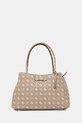 Τσάντα Guess CARRIE απομίμηση λείου δέρματος μπεζ HWGP98.98220