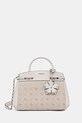 Τσάντα Guess MELINDA απομίμηση λείου δέρματος μπεζ HWJP99.02060