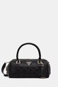 Τσάντα Guess CRESIDIA λεπτό μοτίβο μαύρο HWPD98.88080